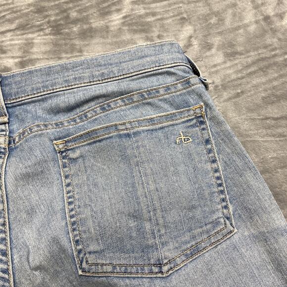 Rag &‎ Bone Distressed Skinny Jeans Women’s Size 29 Light Blue Denim - Picture 10 of 11